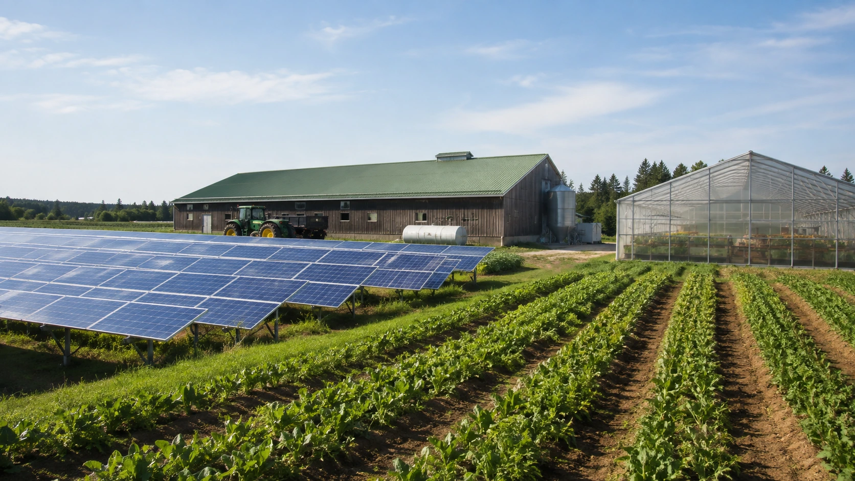 Culturile agricole si panourile fotovoltaice utilizate impreuna intr-un sistem agrivoltaic